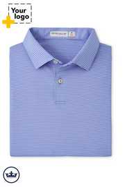 Peter Millar Men's Featherweight Stripe Performance Polo