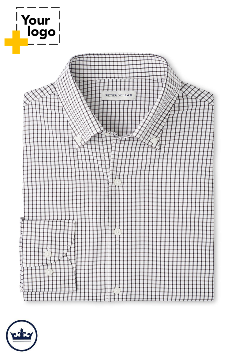 Peter Millar Men's Hanford Performance Twill Sport Shirt