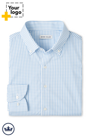 Peter Millar Men's Hanford Performance Twill Sport Shirt