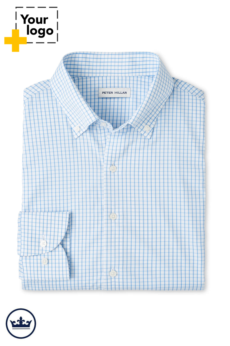 Peter Millar Men's Hanford Performance Twill Sport Shirt