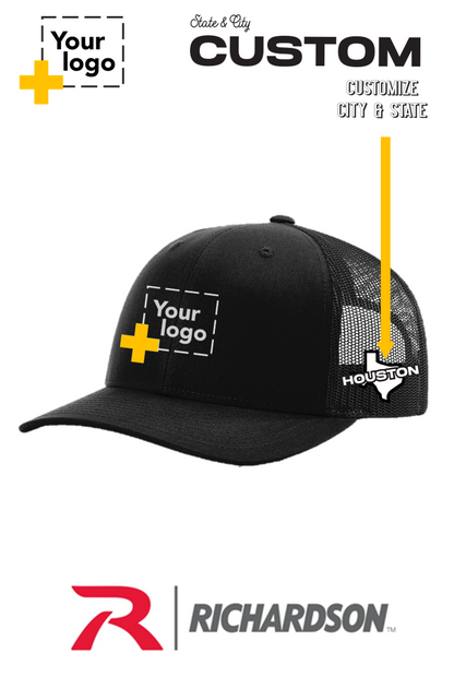 Custom Richardson 112 Trucker - City State Embroidered