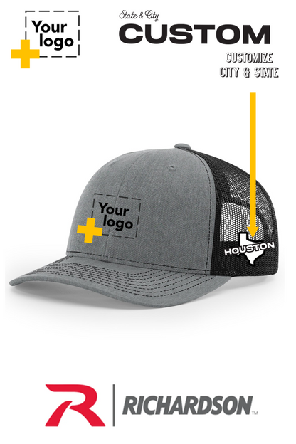 Custom Richardson 112 Trucker - City State Embroidered