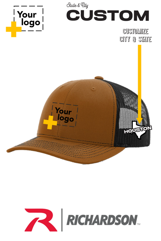 Custom Richardson 112 Trucker - City State Embroidered
