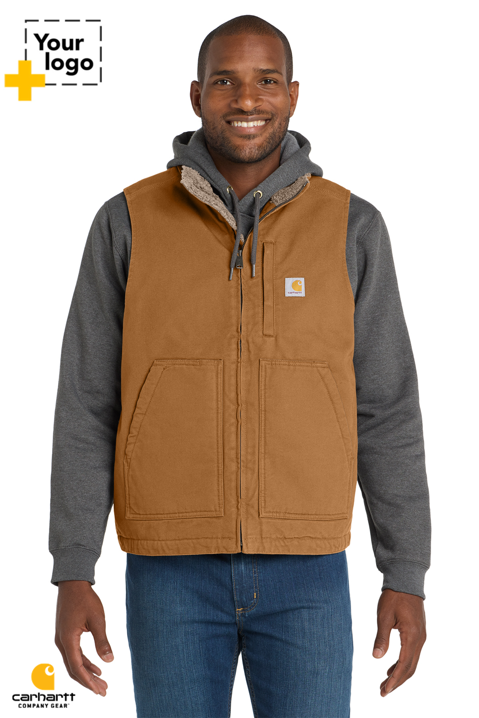 Carhartt® Sherpa-Lined Mock Neck Vest