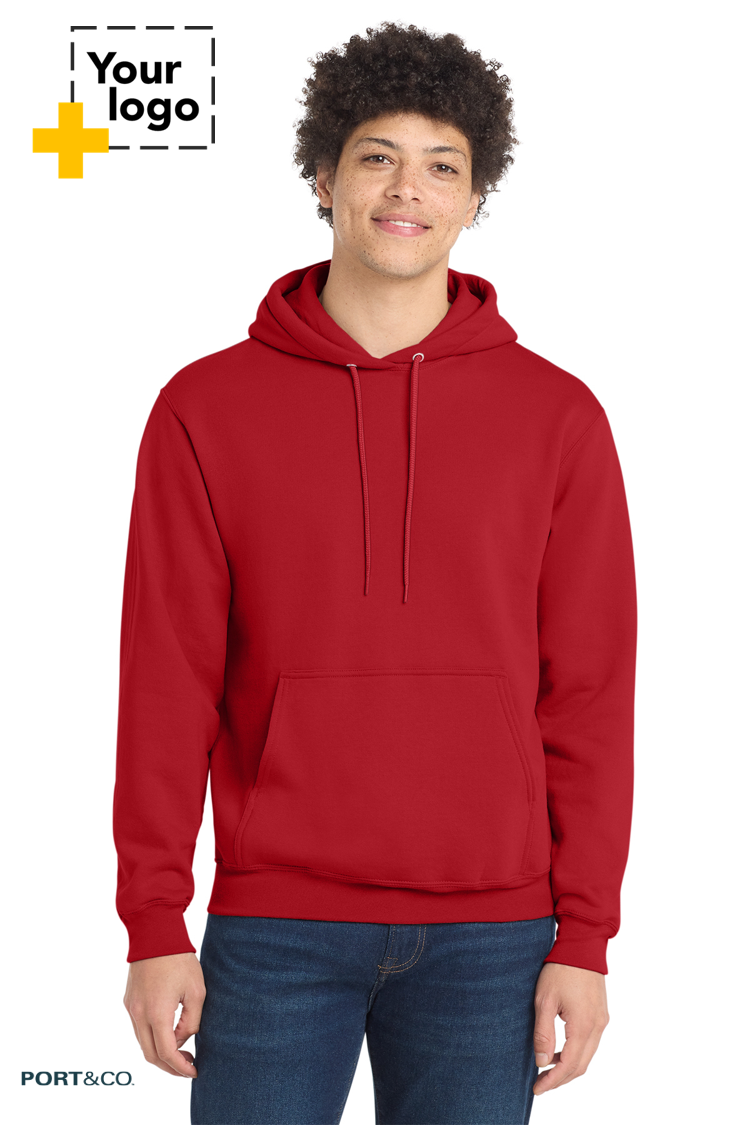 Port & Co™ Core Fleece Pullover Hooded Sweatshirt