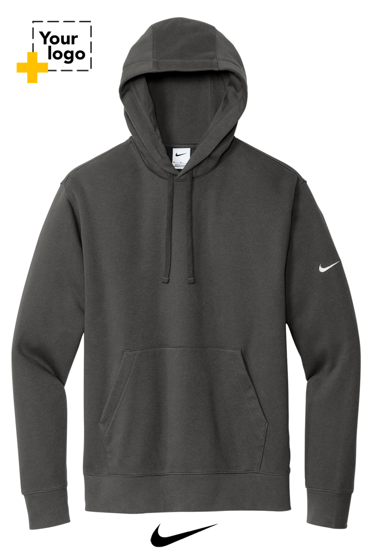 Nike Club Fleece Sleeve Swoosh Pullover Hoodie