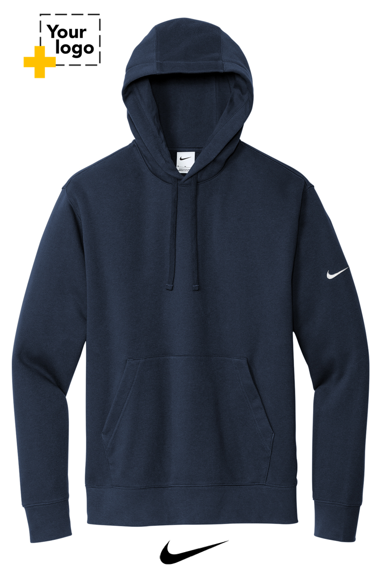 Nike Club Fleece Sleeve Swoosh Pullover Hoodie