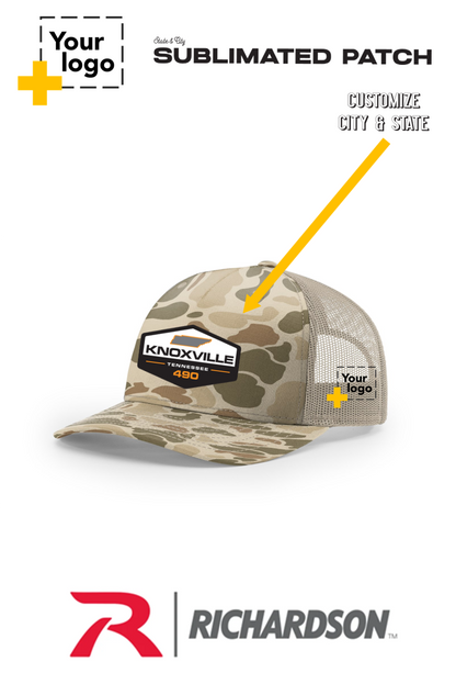 Custom Richardson 112PFP Trucker - Sublimated Patch