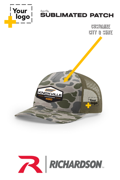 Custom Richardson 112PFP Trucker - Sublimated Patch