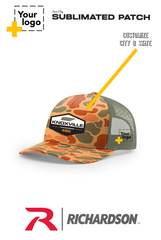 Custom Richardson 112PFP Trucker - Sublimated Patch