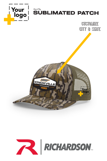 Custom Richardson 112PFP Trucker - Sublimated Patch