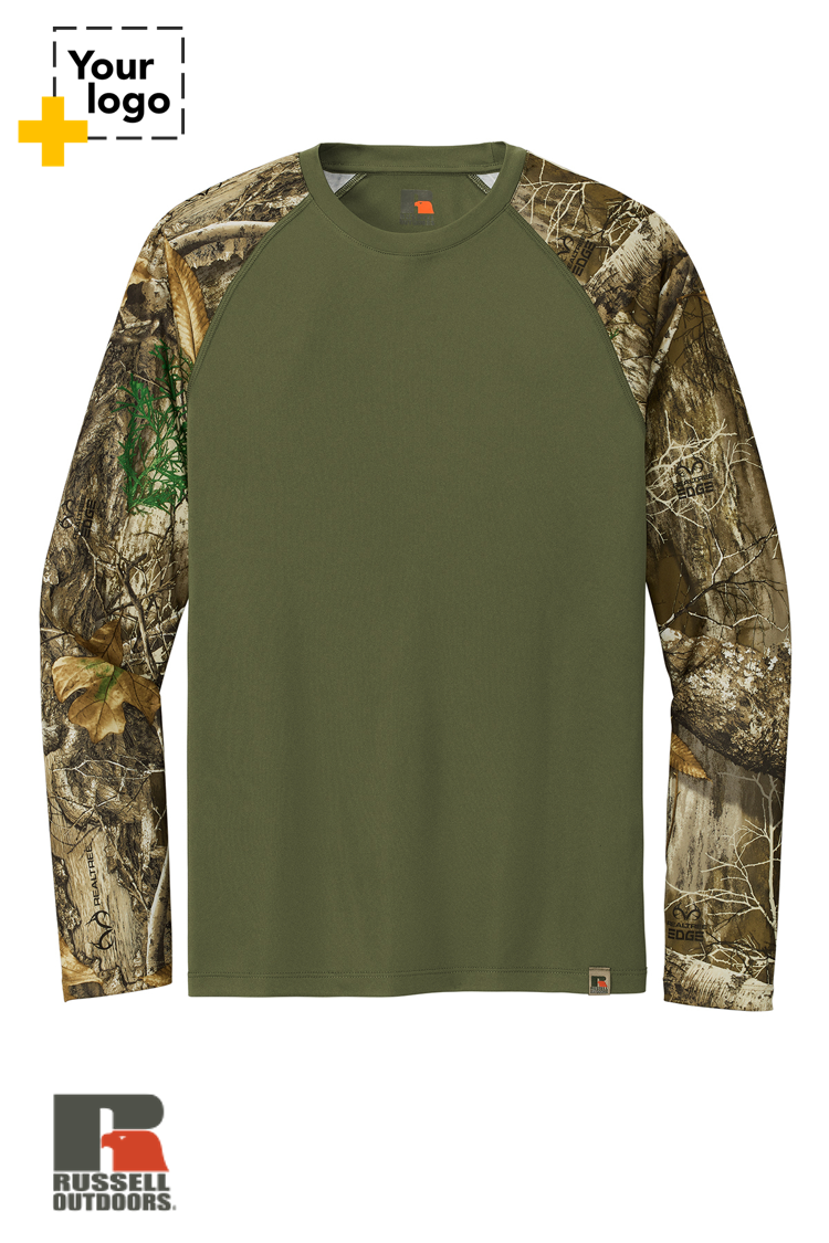Russell Outdoors™ Realtree® Colorblock Performance Long Sleeve Tee