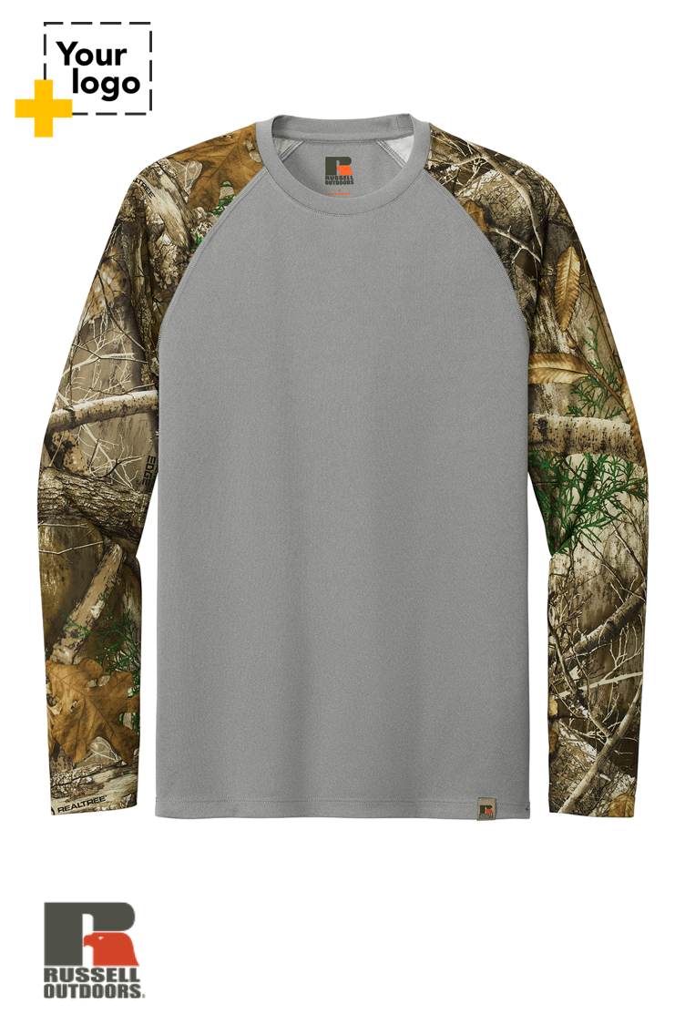 Russell Outdoors™ Realtree® Colorblock Performance Long Sleeve Tee