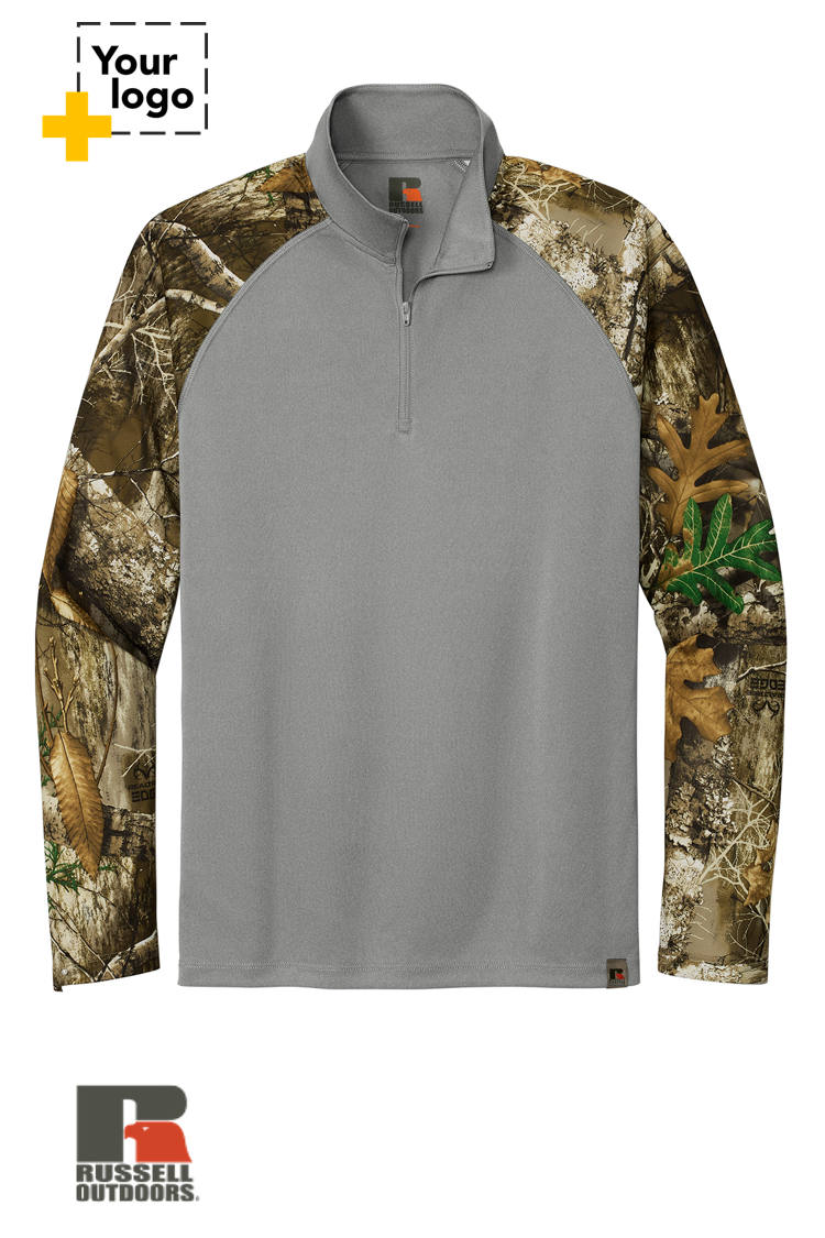 Russell Outdoors™ Realtree® Colorblock Performance 1/4-Zip