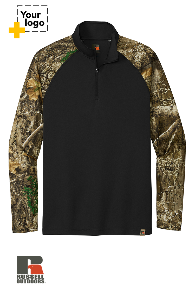 Russell Outdoors™ Realtree® Colorblock Performance 1/4-Zip
