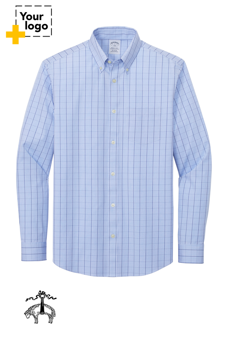 Brooks Brothers® Wrinkle-Free Stretch Patterned Shirt