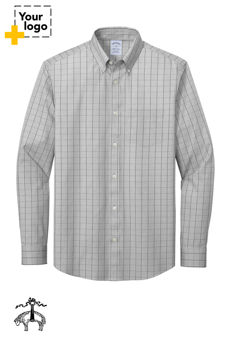 Brooks Brothers® Wrinkle-Free Stretch Patterned Shirt