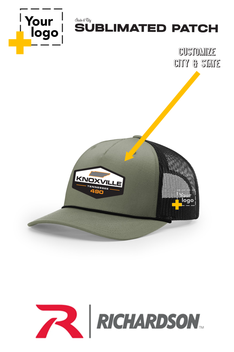Custom Richardson 112FPR Trucker - Sublimated Patch
