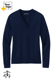 Brooks Brothers® Women’s Cotton Stretch V-Neck Sweater