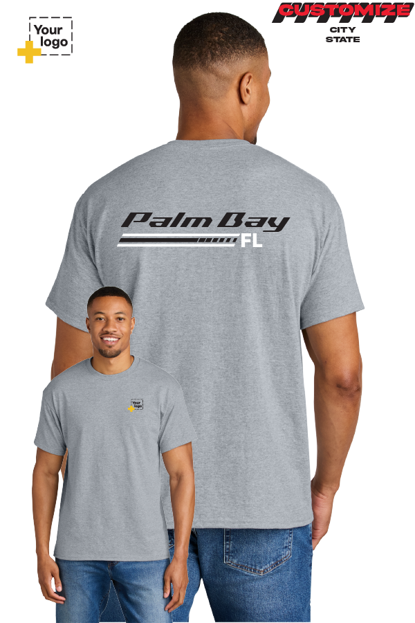 Custom Gildan® DryBlend® 50 Cotton/50 Poly T-Shirt - RACING STRIPES