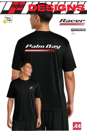 Custom A4 Cooling Performance Tee - RACING STRIPES