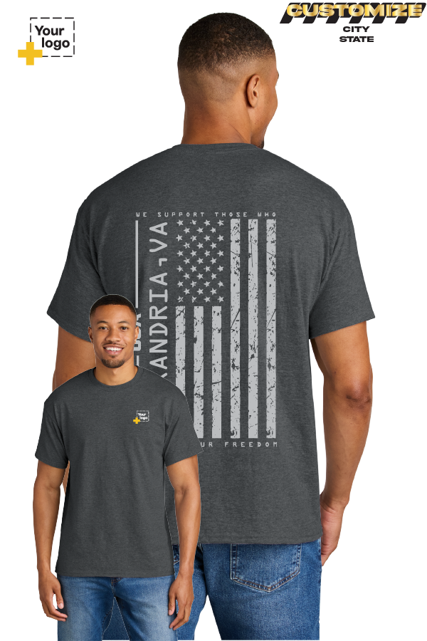 Custom Gildan® DryBlend® 50 Cotton/50 Poly T-Shirt - Salute To Service