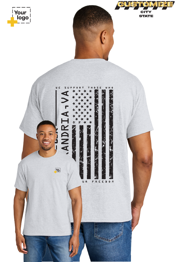 Custom Gildan® DryBlend® 50 Cotton/50 Poly T-Shirt - Salute To Service