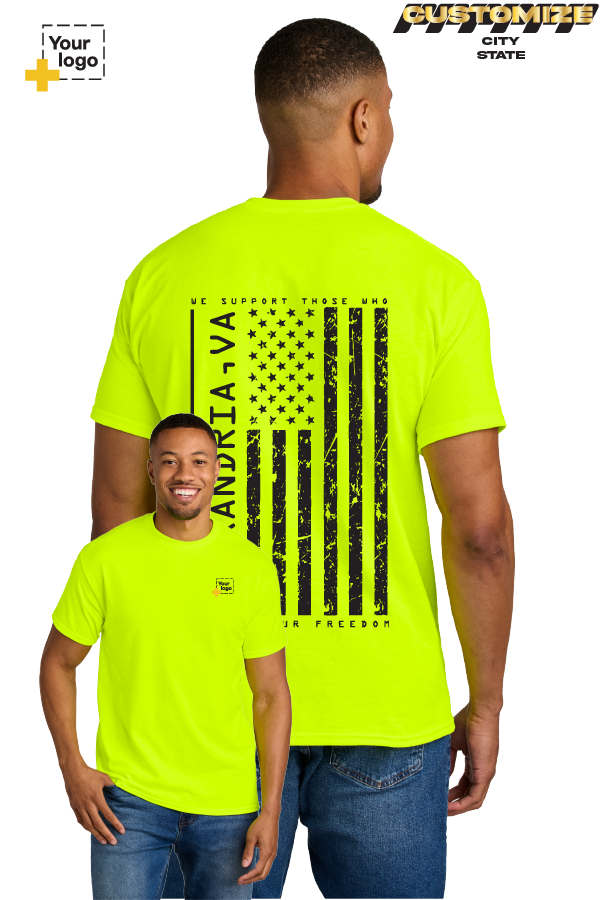 Custom Gildan® DryBlend® 50 Cotton/50 Poly T-Shirt - Salute To Service