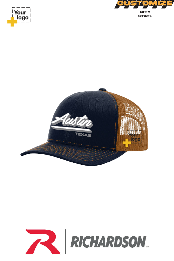 Custom Richardson 112 Trucker - Script Embroidered