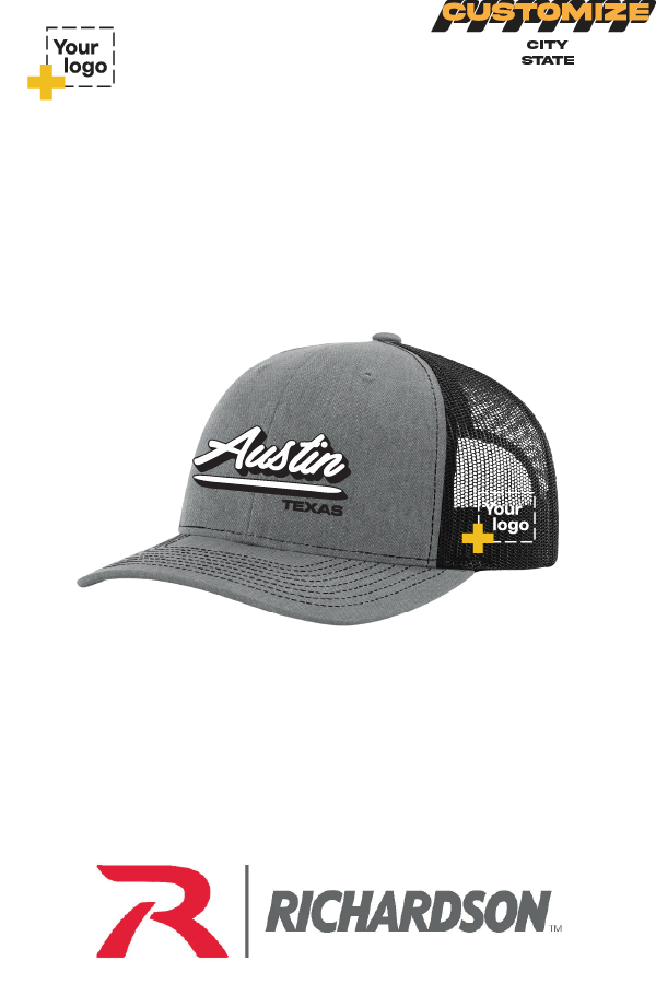 Custom Richardson 112 Trucker - Script Embroidered