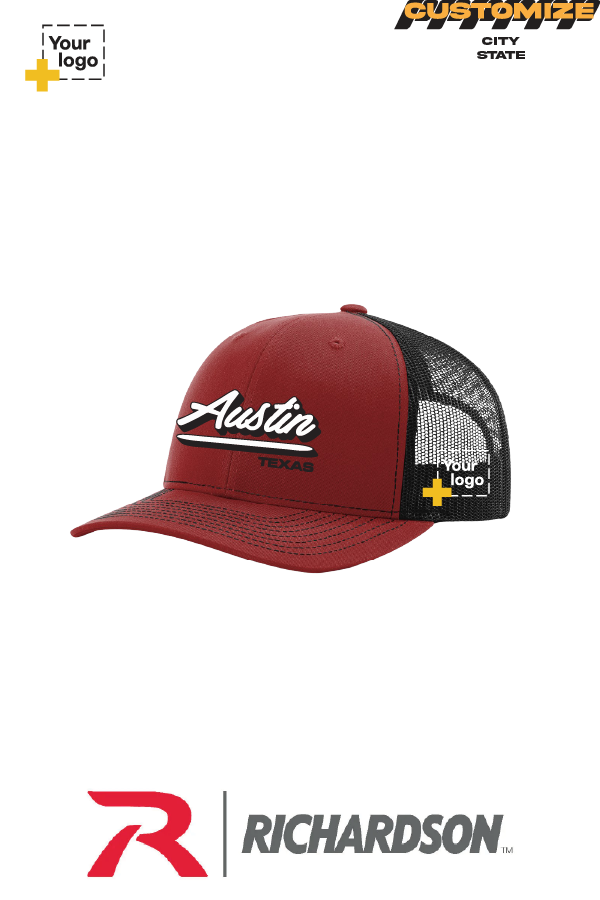 Custom Richardson 112 Trucker - Script Embroidered