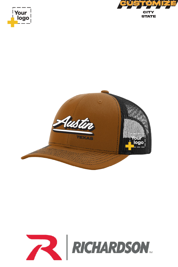 Custom Richardson 112 Trucker - Script Embroidered