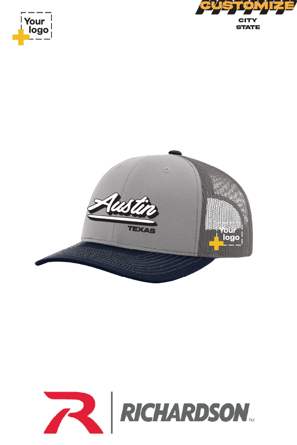 Custom Richardson 112 Trucker - Script Embroidered