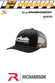 Custom Richardson 112FPR Trucker - Script Embroidered