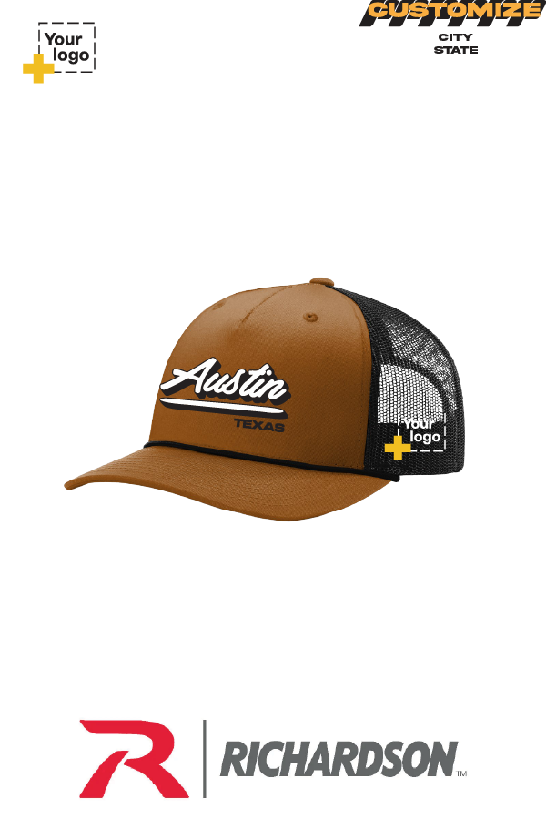 Custom Richardson 112FPR Trucker - Script Embroidered