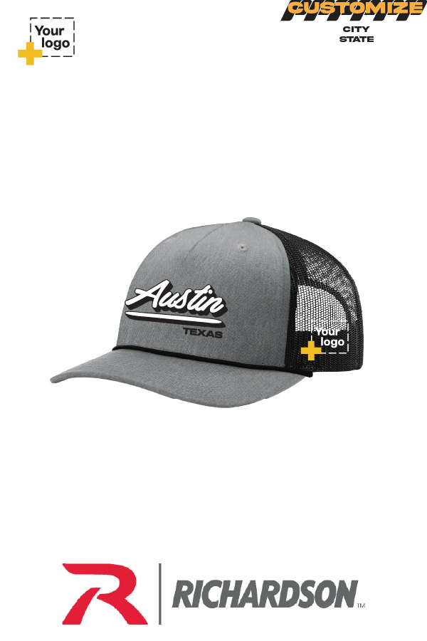 Custom Richardson 112FPR Trucker - Script Embroidered