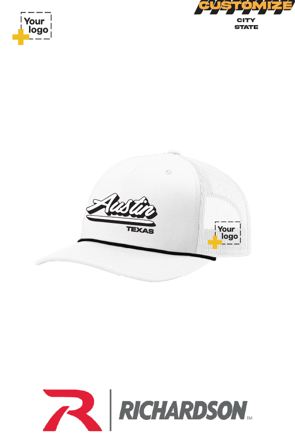Custom Richardson 112FPR Trucker - Script Embroidered