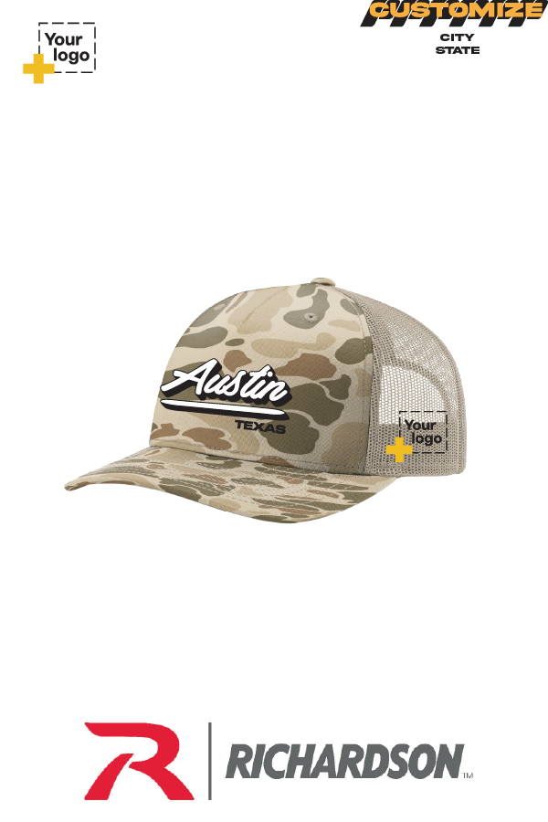 Custom Richardson 112PFP Trucker - Script Embroidered