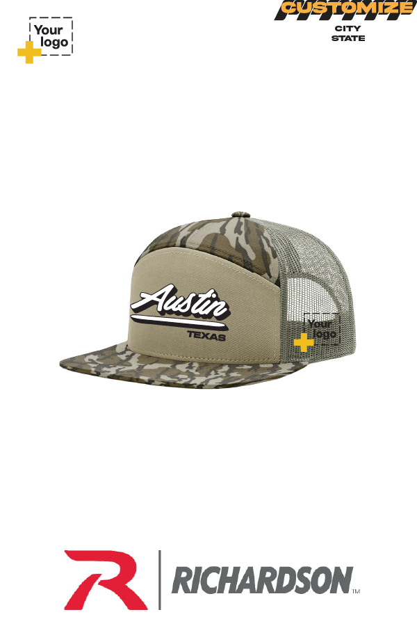 Custom Richardson 168P Trucker - Script Embroidered