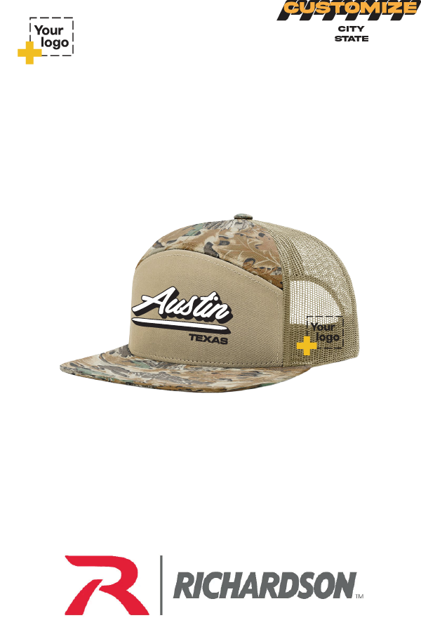 Custom Richardson 168P Trucker - Script Embroidered