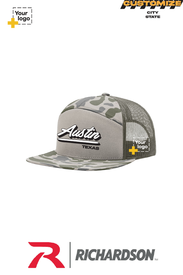 Custom Richardson 168P Trucker - Script Embroidered