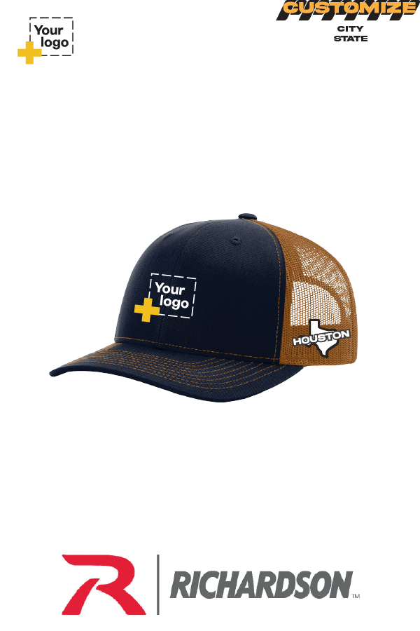 Custom Richardson 112 Trucker - City State Embroidered