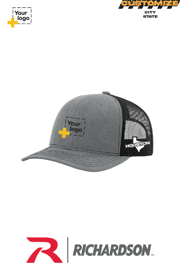 Custom Richardson 112 Trucker - City State Embroidered