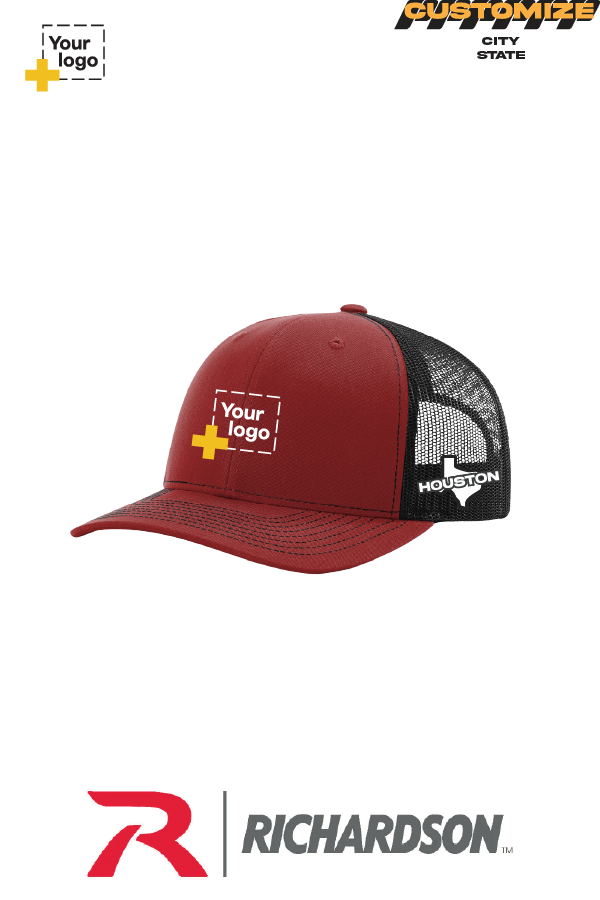 Custom Richardson 112 Trucker - City State Embroidered