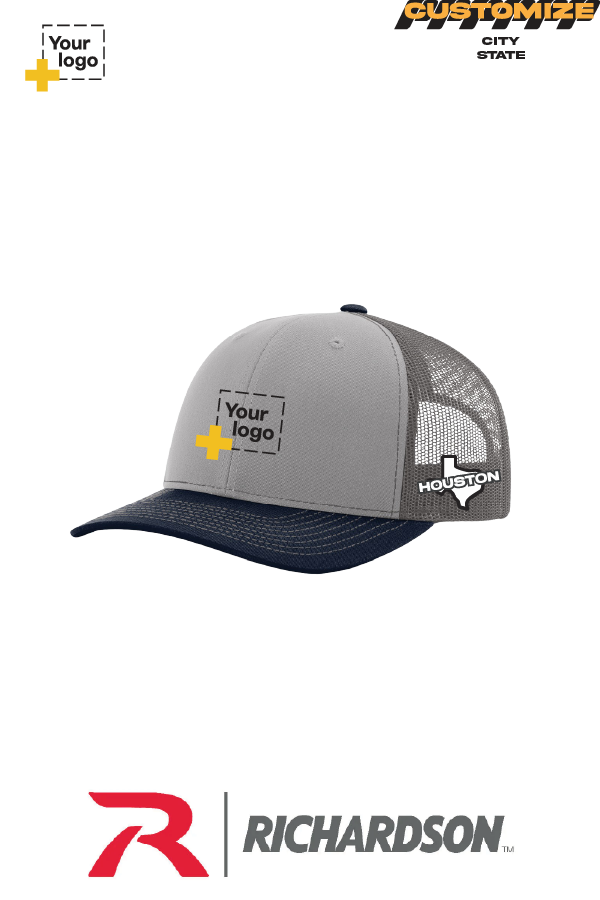 Custom Richardson 112 Trucker - City State Embroidered