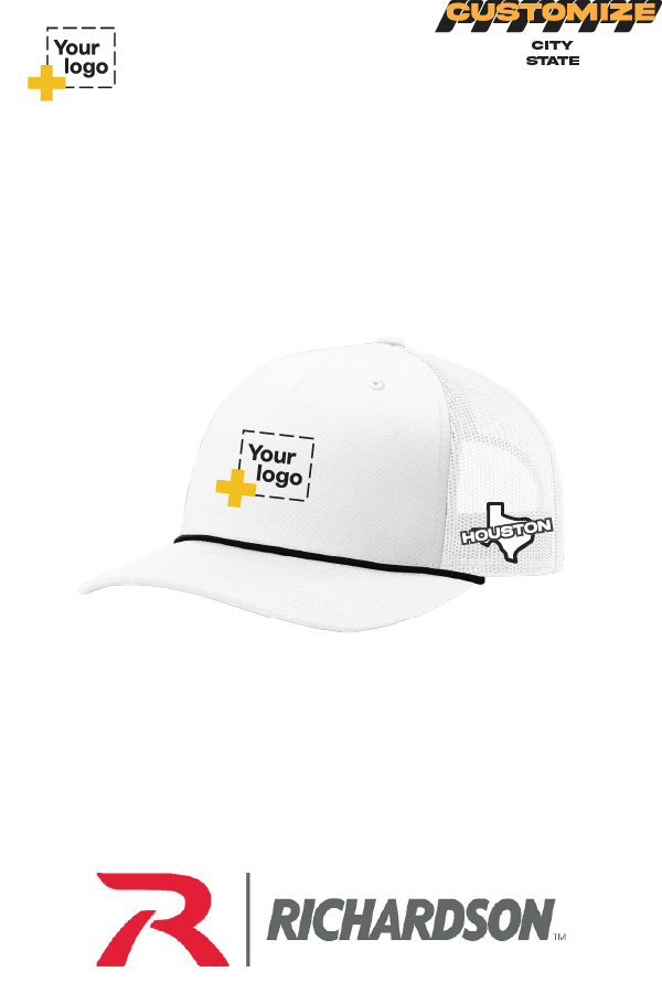 Custom Richardson 112FPR Trucker - City State Embroidered