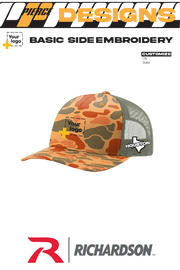 Custom Richardson 112PFP Trucker - City State Embroidered