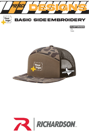 Custom Richardson 168P Trucker - City State Embroidered