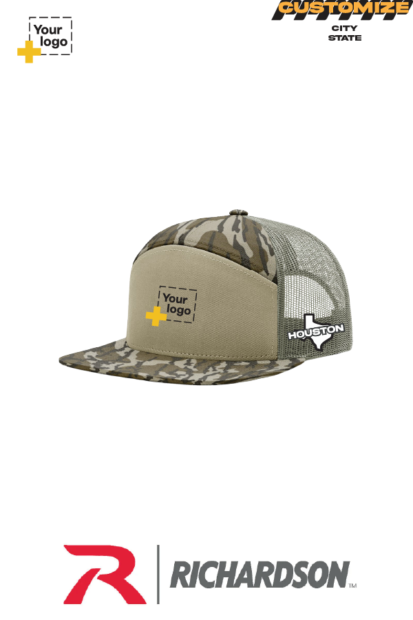 Custom Richardson 168P Trucker - City State Embroidered