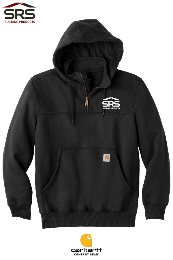 Carhartt® Rain Defender® Paxton Heavyweight Hooded Zip Mock Sweatshirt [SRS Building Products]